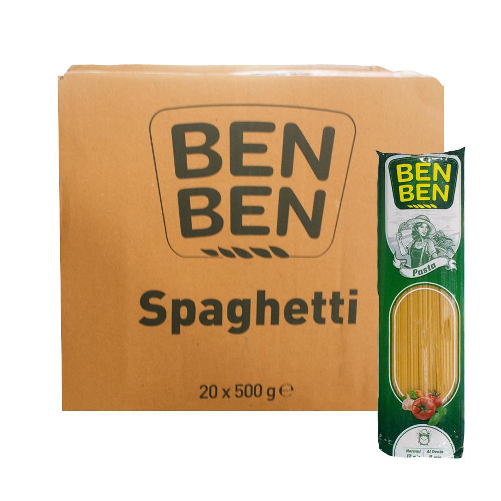 Espagueti Benben (Caja de 20 unidades de 500 g)