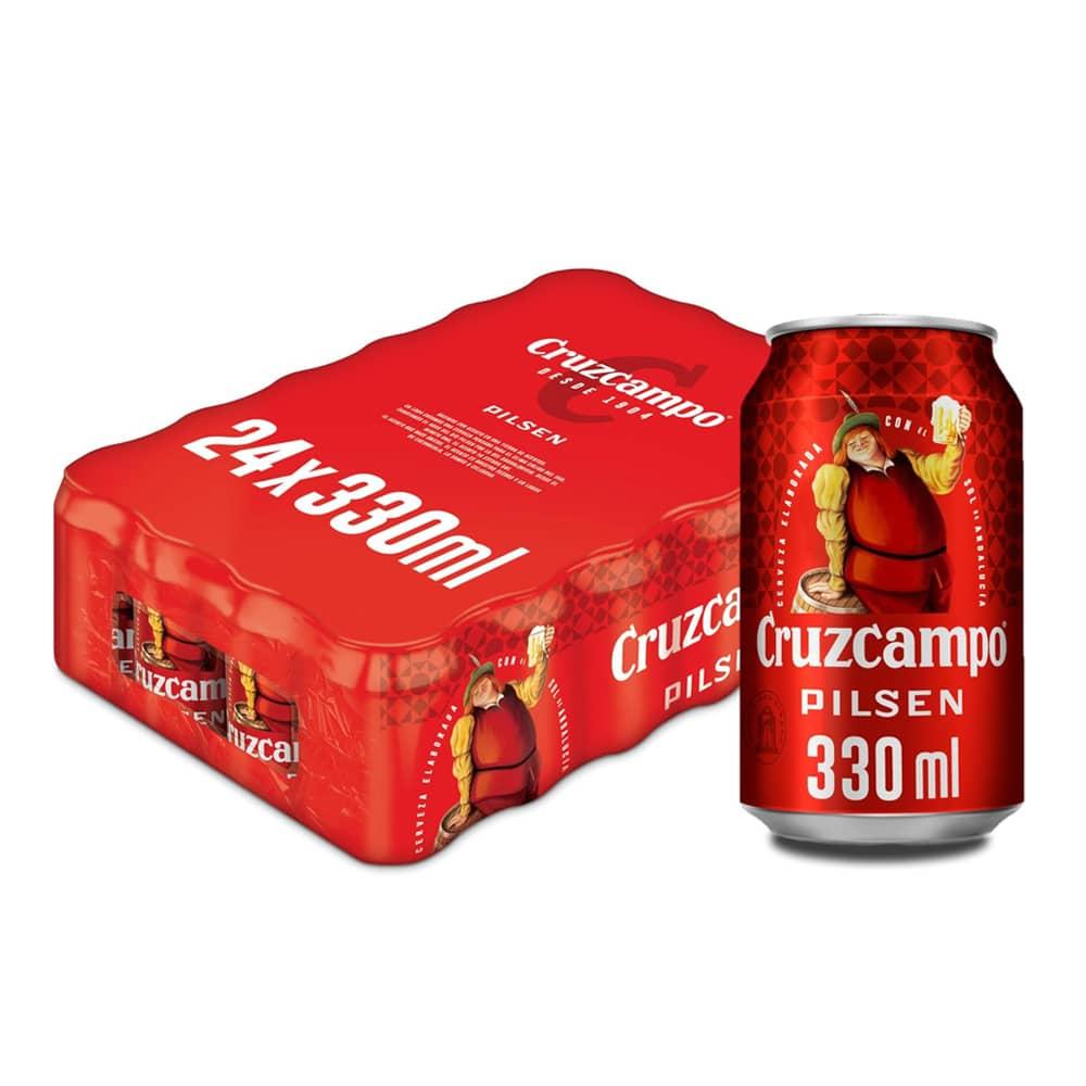 Cerveza Cruzcampo Pilsen (24 Latas)