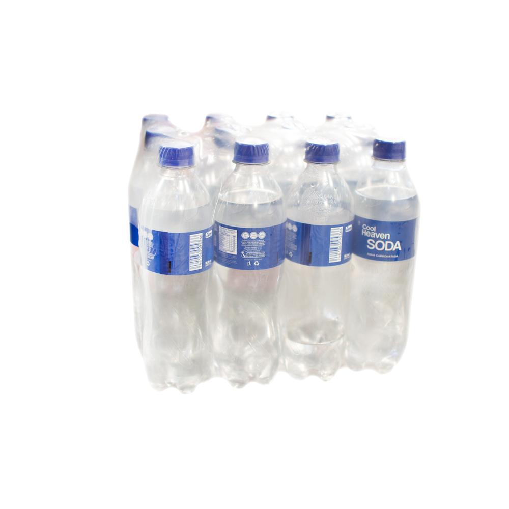 Agua carbonatada o gaseada, 500ml (blíster de 12 unidades)