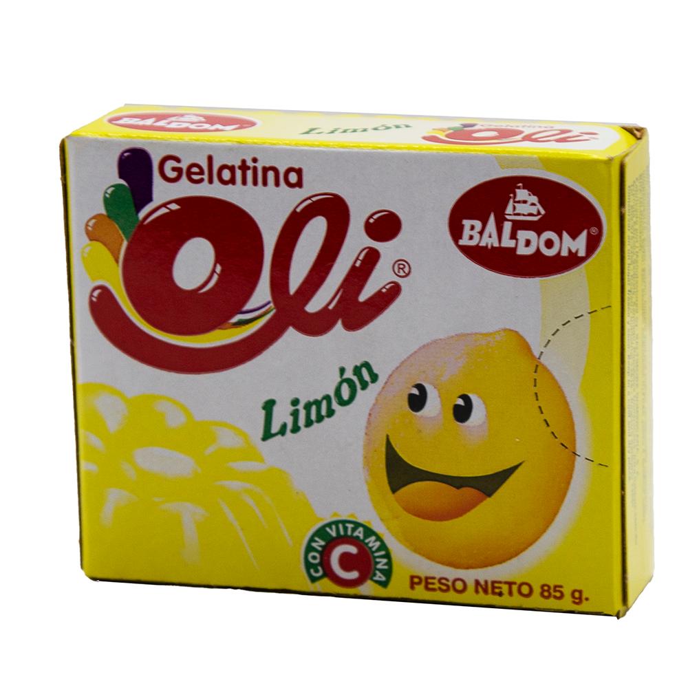 Gelatina de limón, 85 g (caja de 48 unidades)