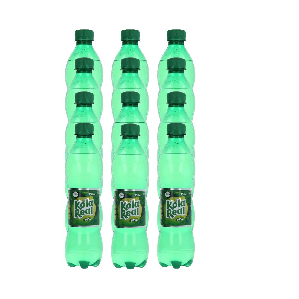 Refresco Kola Real, 400 ml, Limón (pack de 12 unidades)