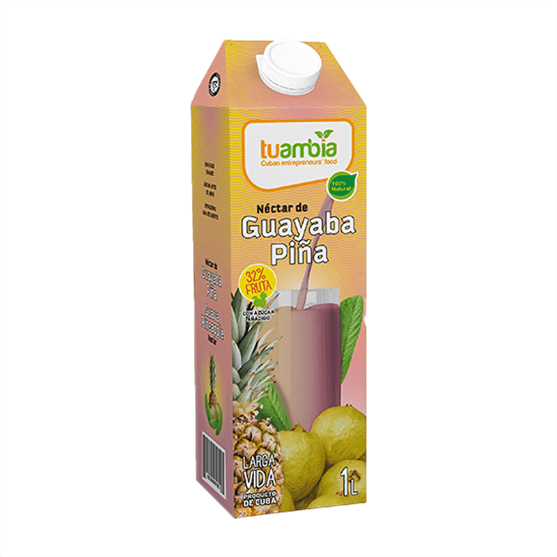 Néctar de Guayaba-Piña 1L (caja de 12 unidades)